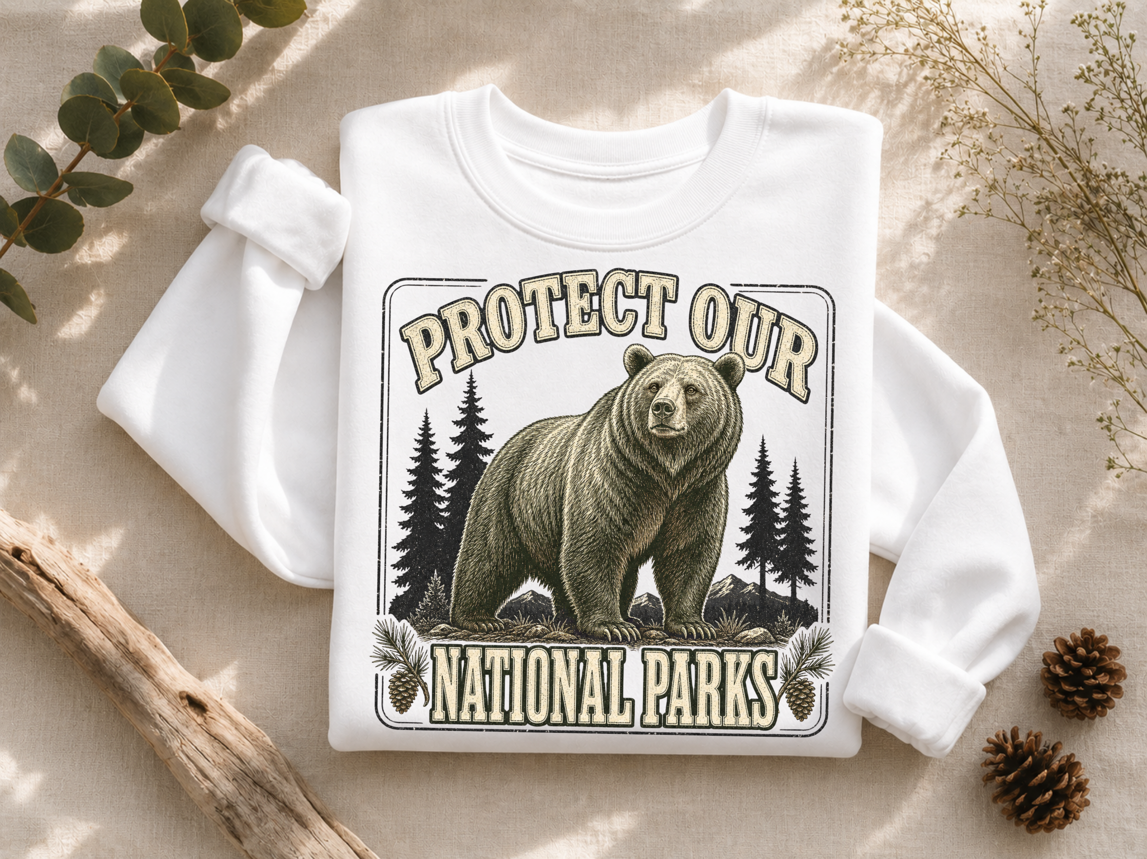 Protect Our National Parks Crewneck Sweatshirt