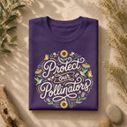 Protect Our Pollinators Dark Tee