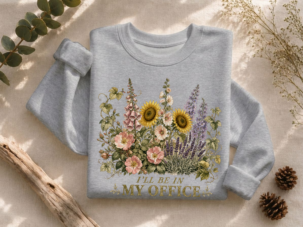I'll Be In My Office Crewneck Sweatshirt