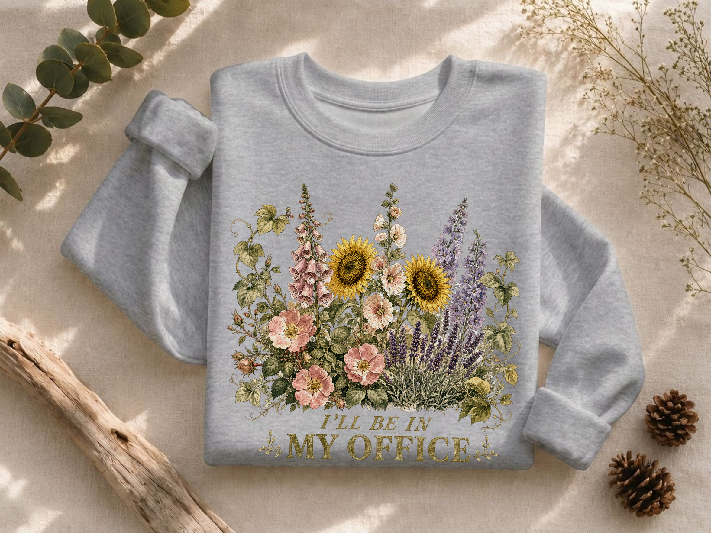 I'll Be In My Office Crewneck Sweatshirt