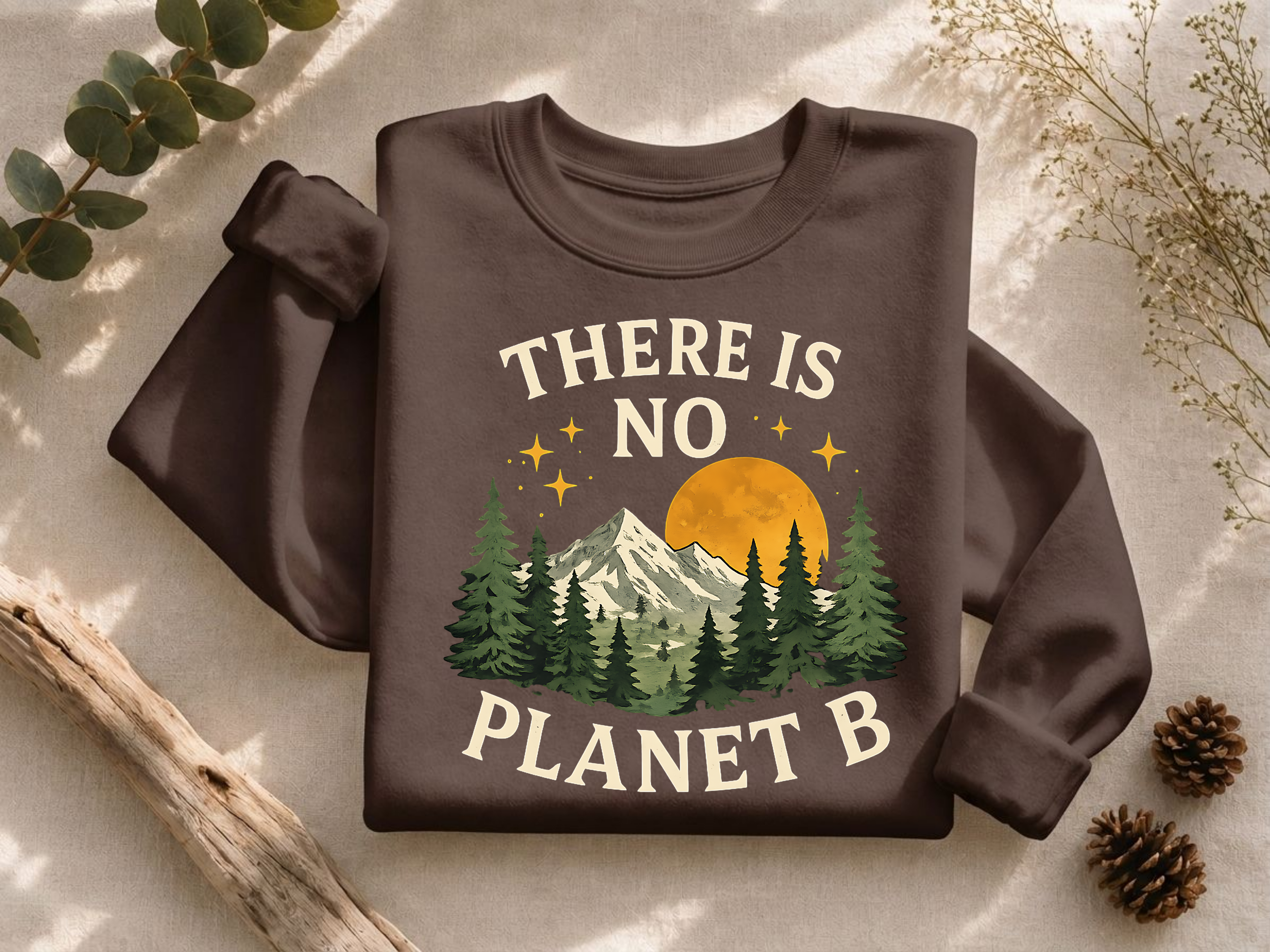 There IS No Planet B Stars Crewneck Sweatshirt