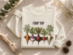 Crop Top Crewneck Sweatshirt