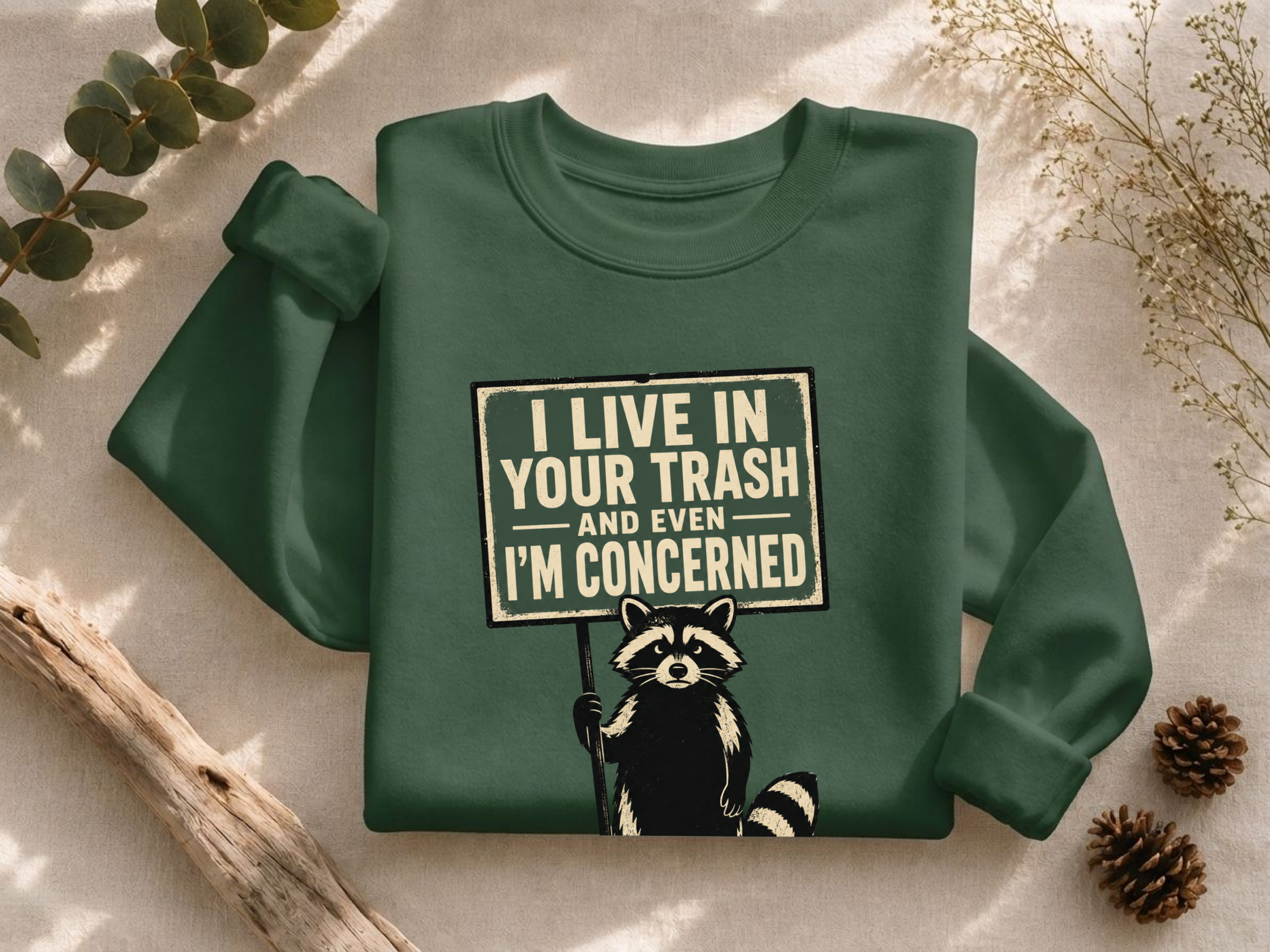Even I’m Concerned Crewneck Sweatshirt