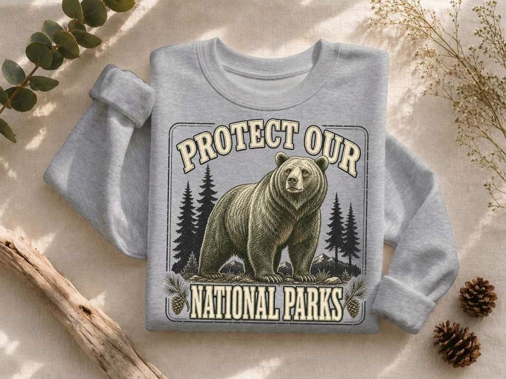 Protect Our National Parks Crewneck Sweatshirt