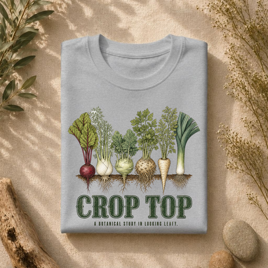 Crop Top Looking Leafy Tee