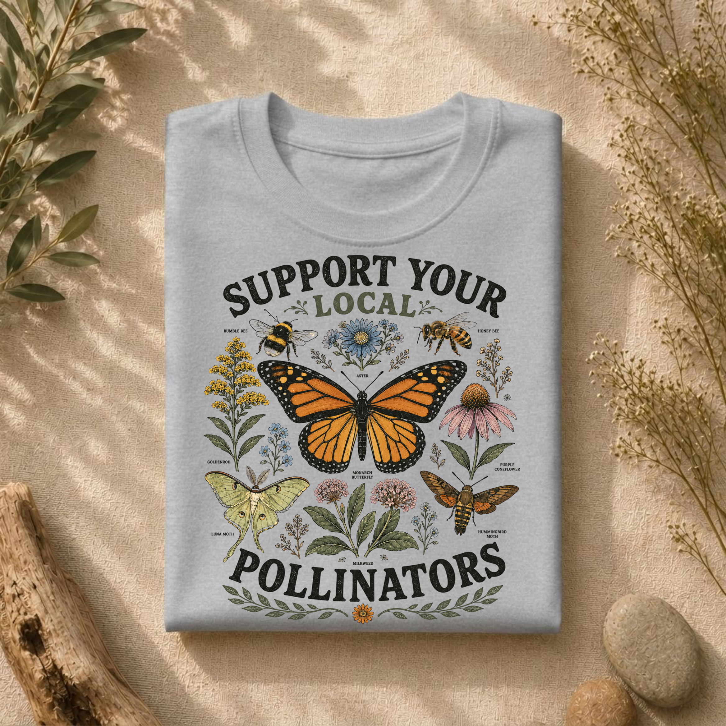 Support Your Local Pollinators Tee
