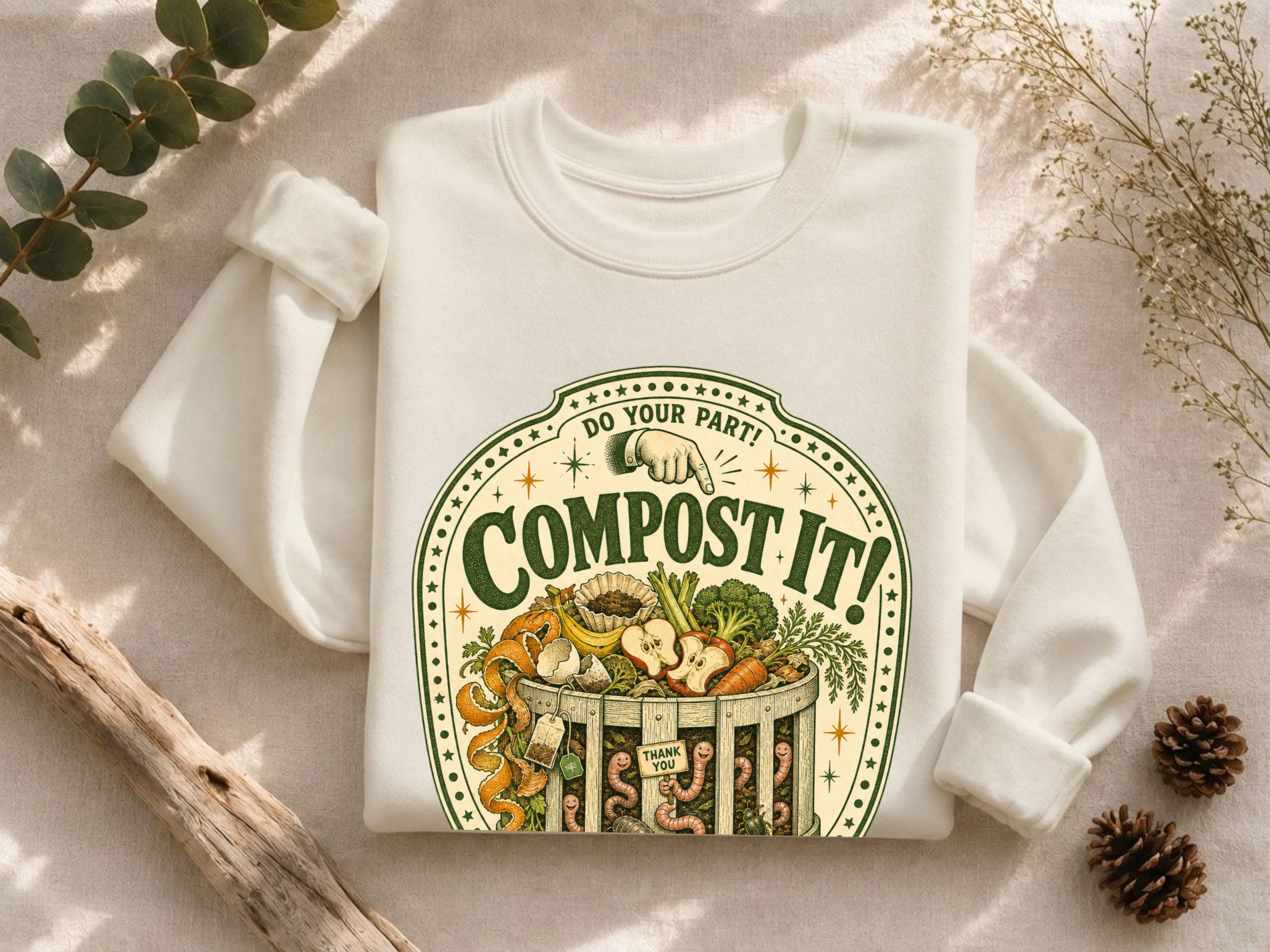 Compost It Crewneck Sweatshirt