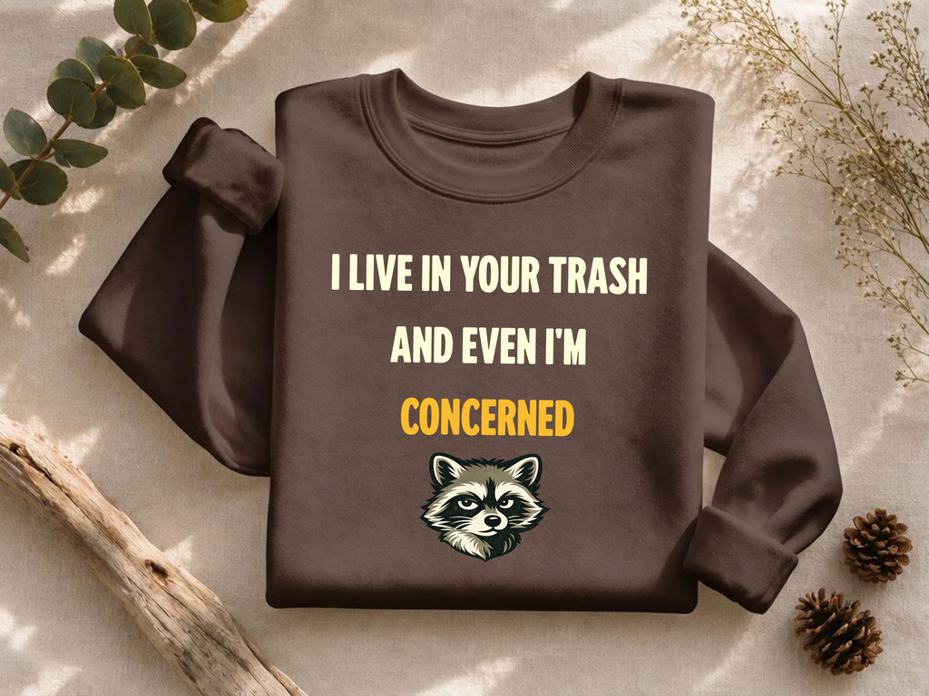 Even I'm Concerned Face Crewneck Sweatshirt