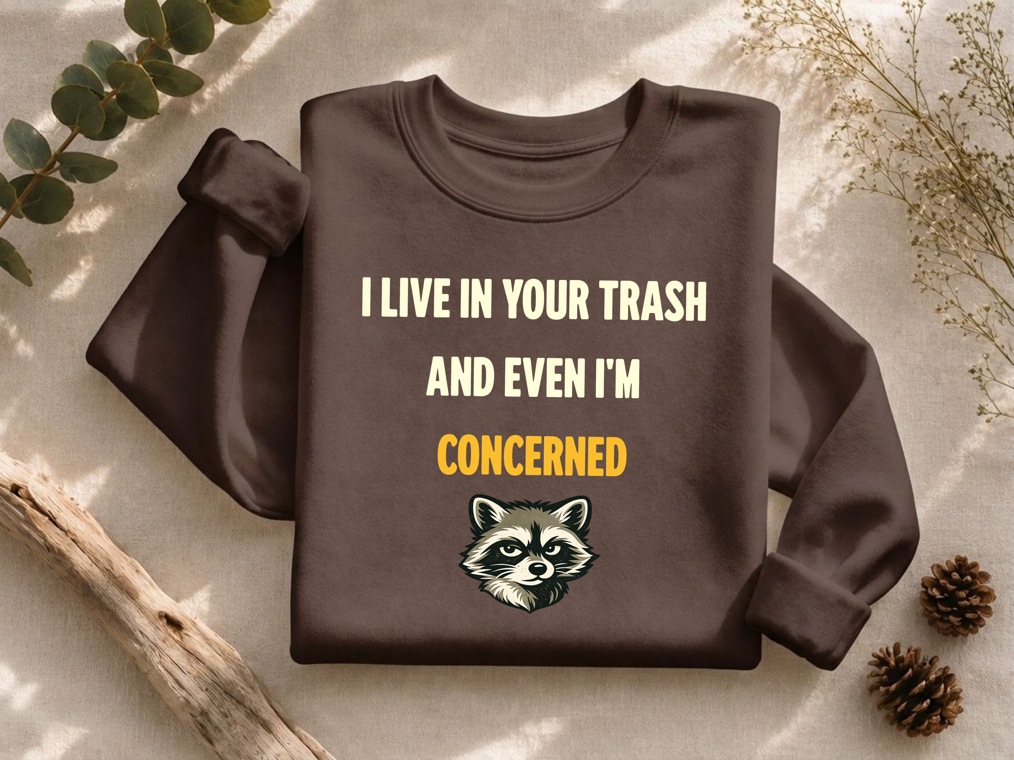 Even I'm Concerned Face Crewneck Sweatshirt