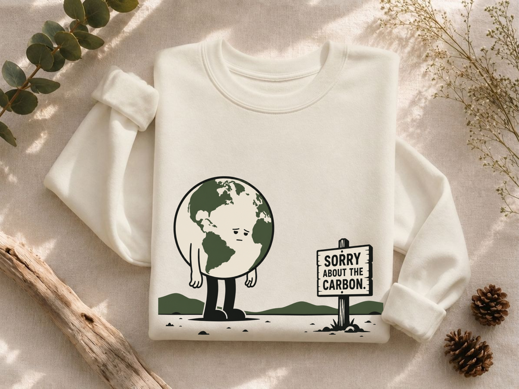 Sorry About The Carbon Crewneck Sweatshirt