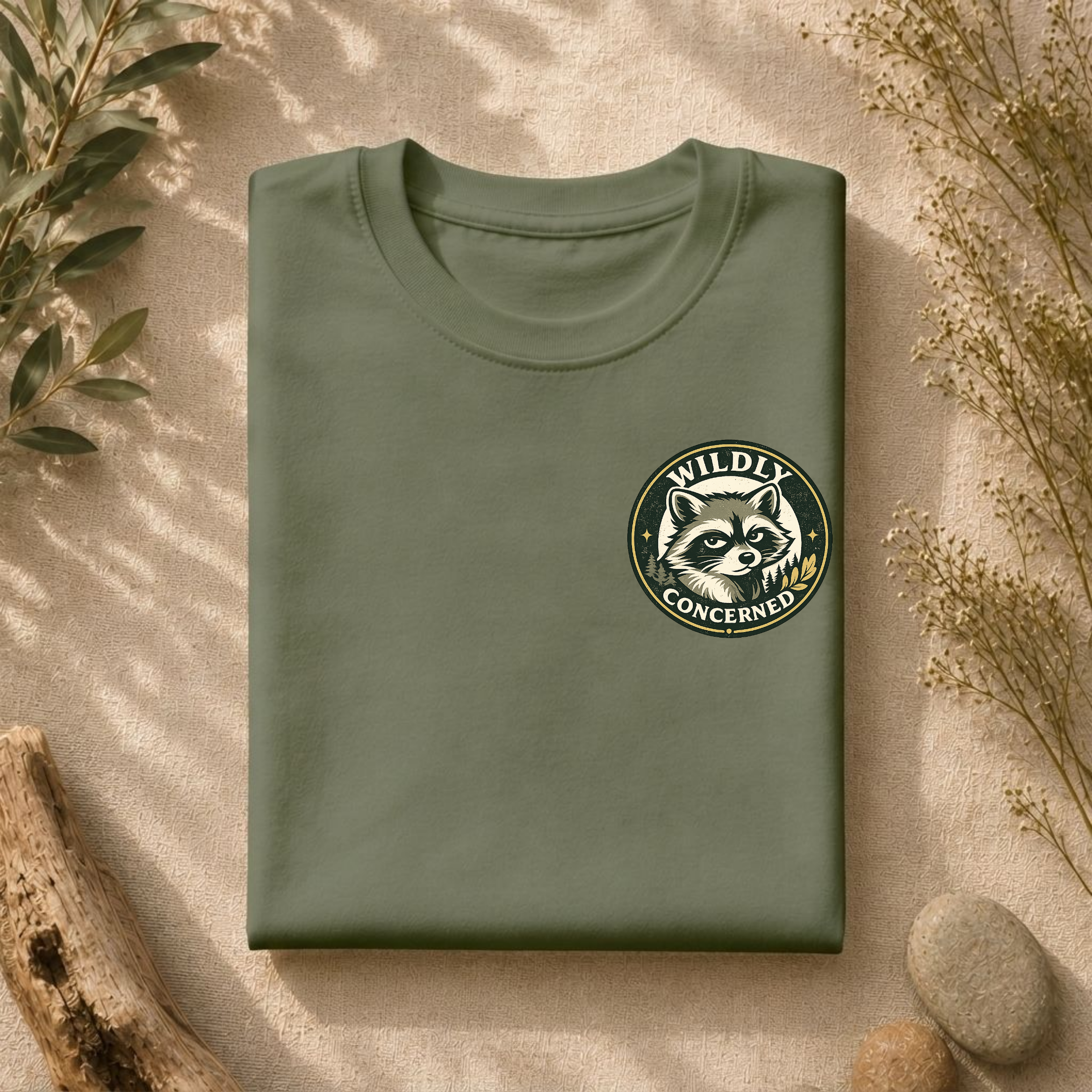 Wildly Concerned Small Brand Logo Tee
