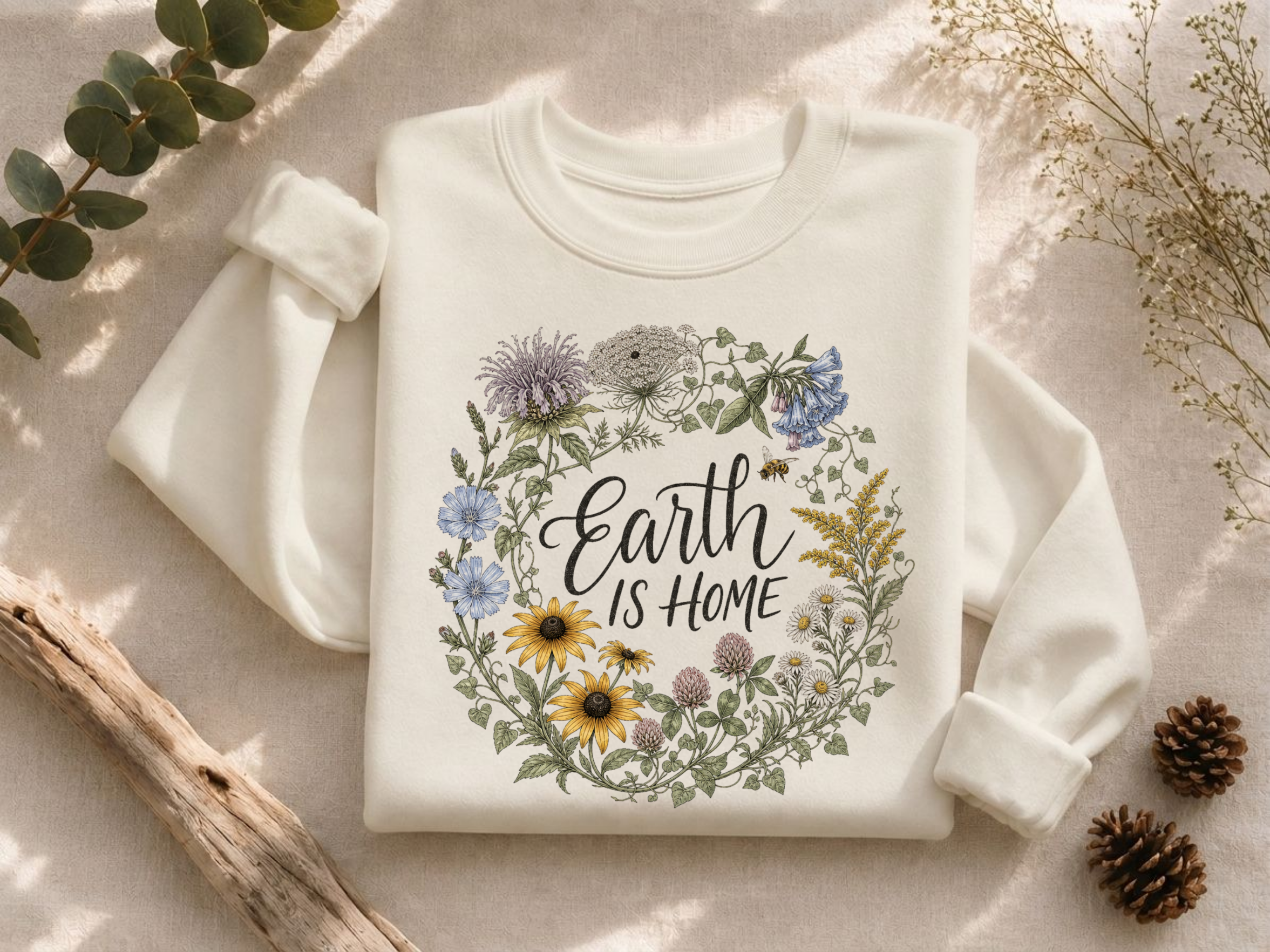 Earth Is Home Crewneck Sweatshirt
