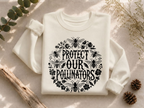 Protect Our Pollinators Ink Crewneck Sweatshirt