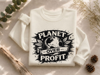 Planet Over Profit Splat Crewneck Sweatshirt