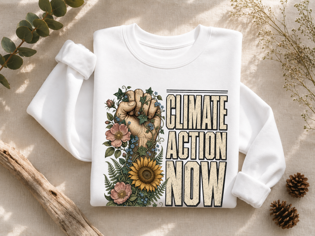 Climate Action Now Crewneck Sweatshirt