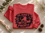 Planet Over Profit Splat Crewneck Sweatshirt