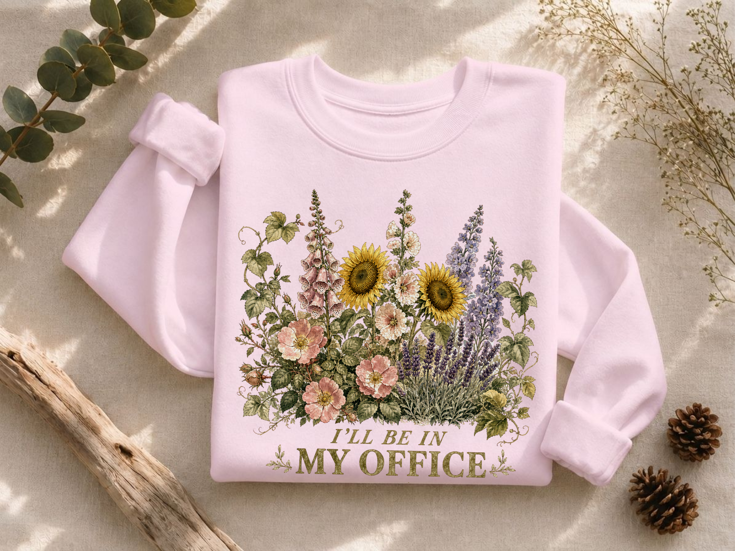 I'll Be In My Office Crewneck Sweatshirt