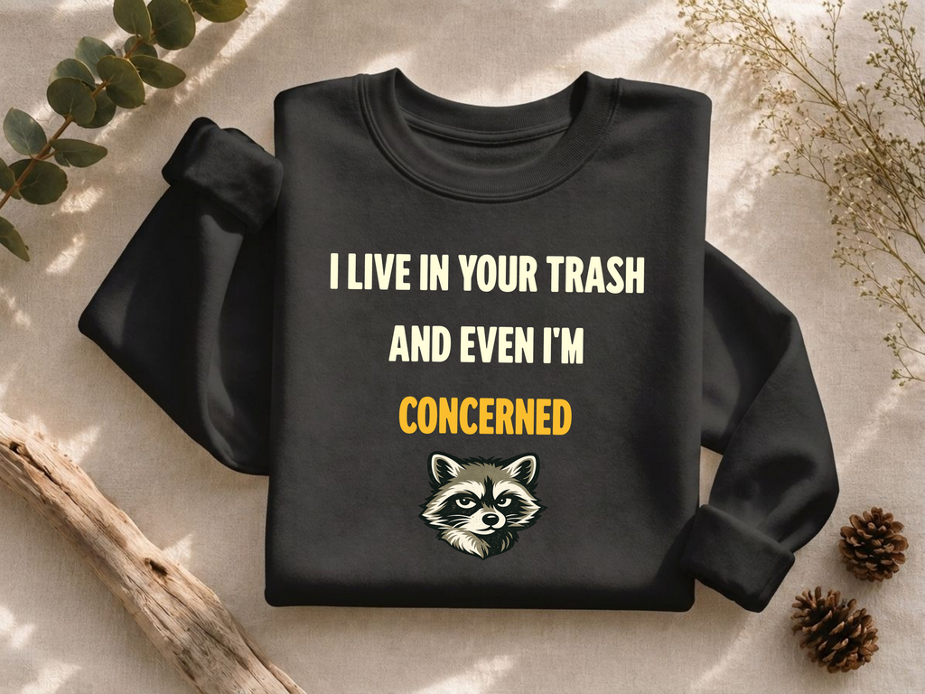 Even I'm Concerned Face Crewneck Sweatshirt