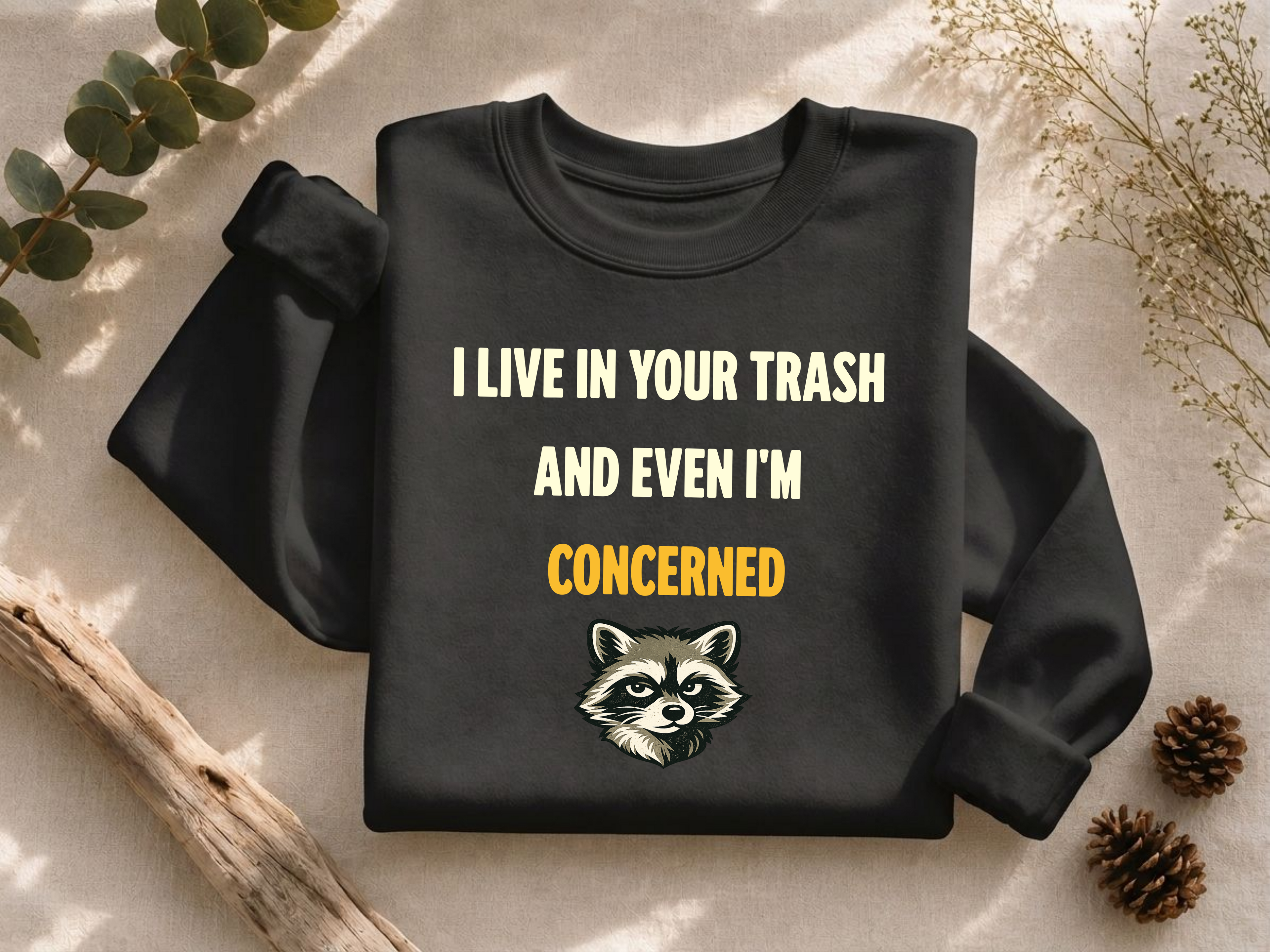 Even I'm Concerned Face Crewneck Sweatshirt