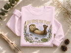 Go With The Flow Otter Crewneck Sweatshirt