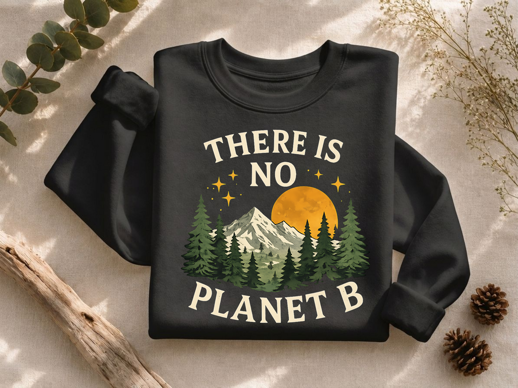 There IS No Planet B Stars Crewneck Sweatshirt