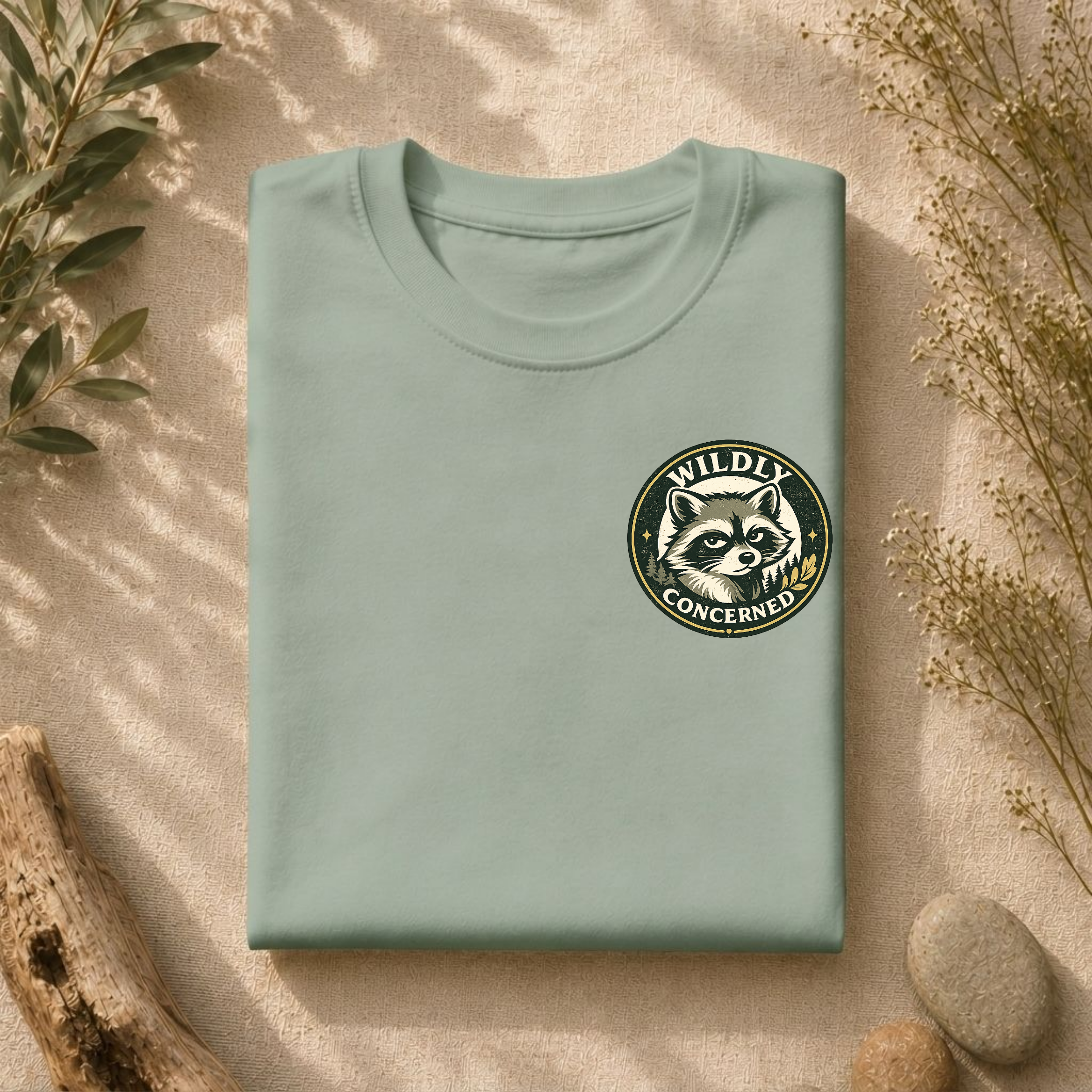 Wildly Concerned Small Brand Logo Tee