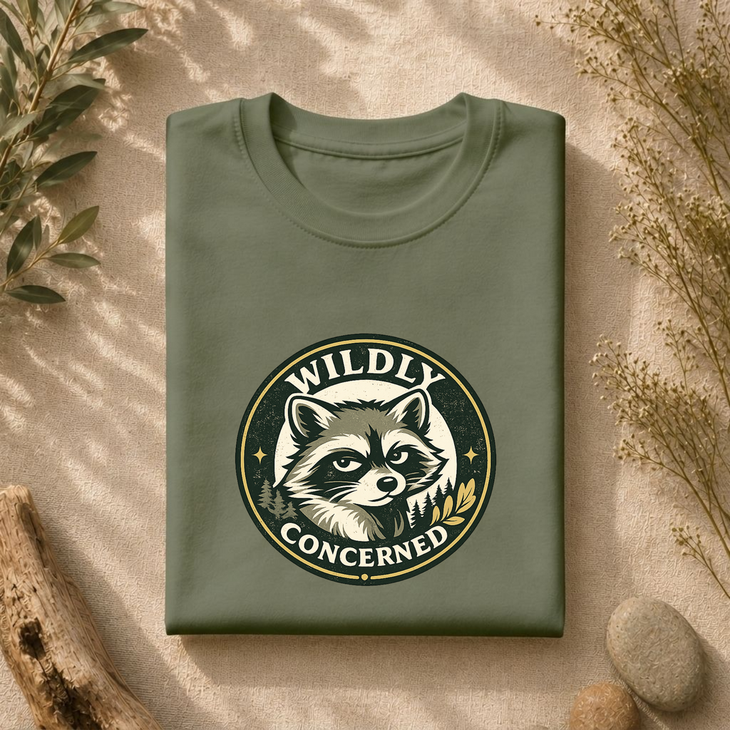 Wildly Concerned Large Brand Logo Tee
