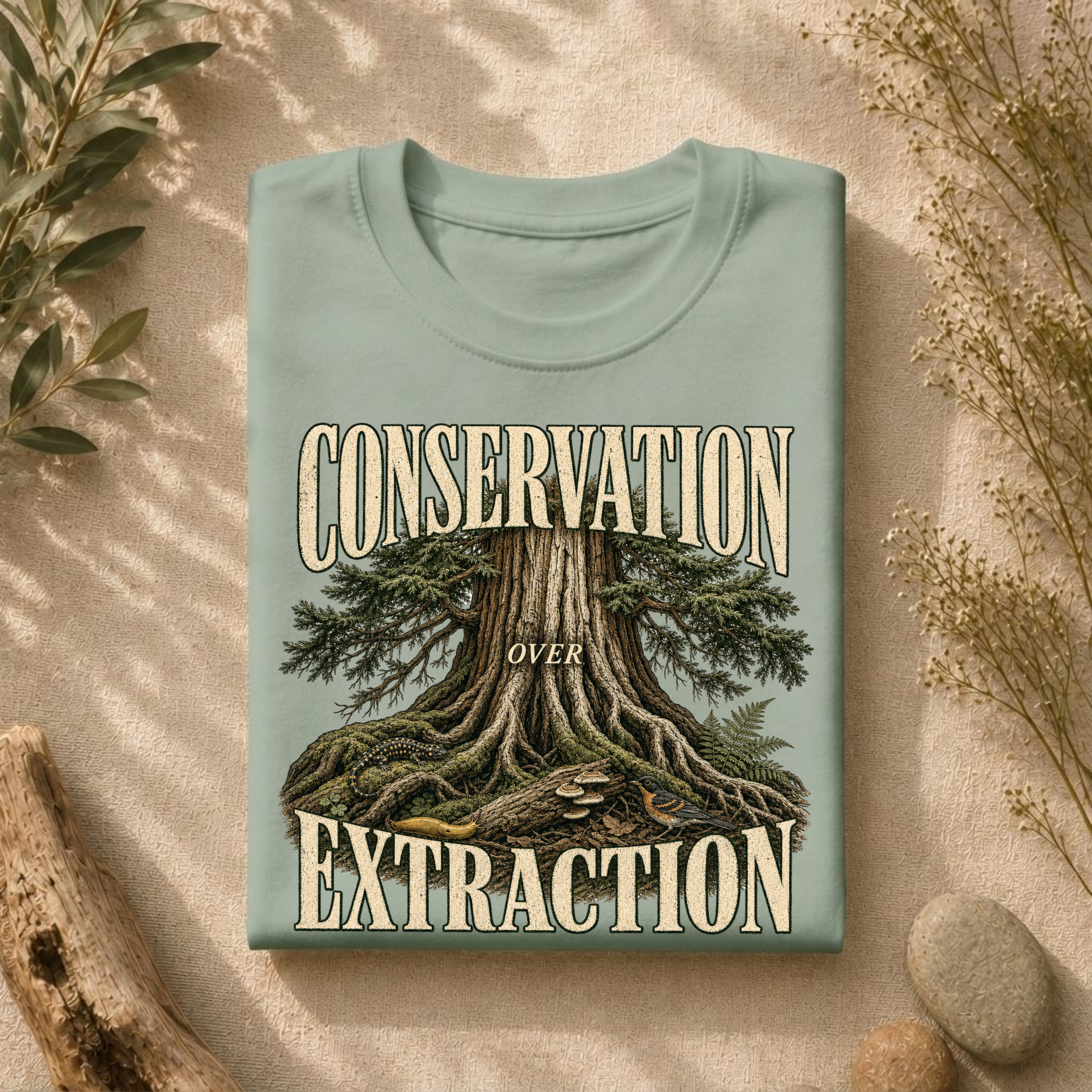 Conservation Over Extraction Tee