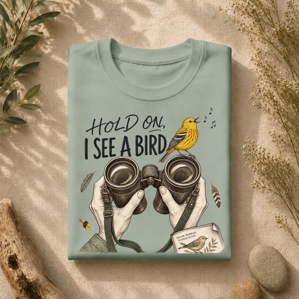 Hold On I See A Bird Tee