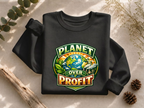 Planet Over Profit Crewneck Sweatshirt