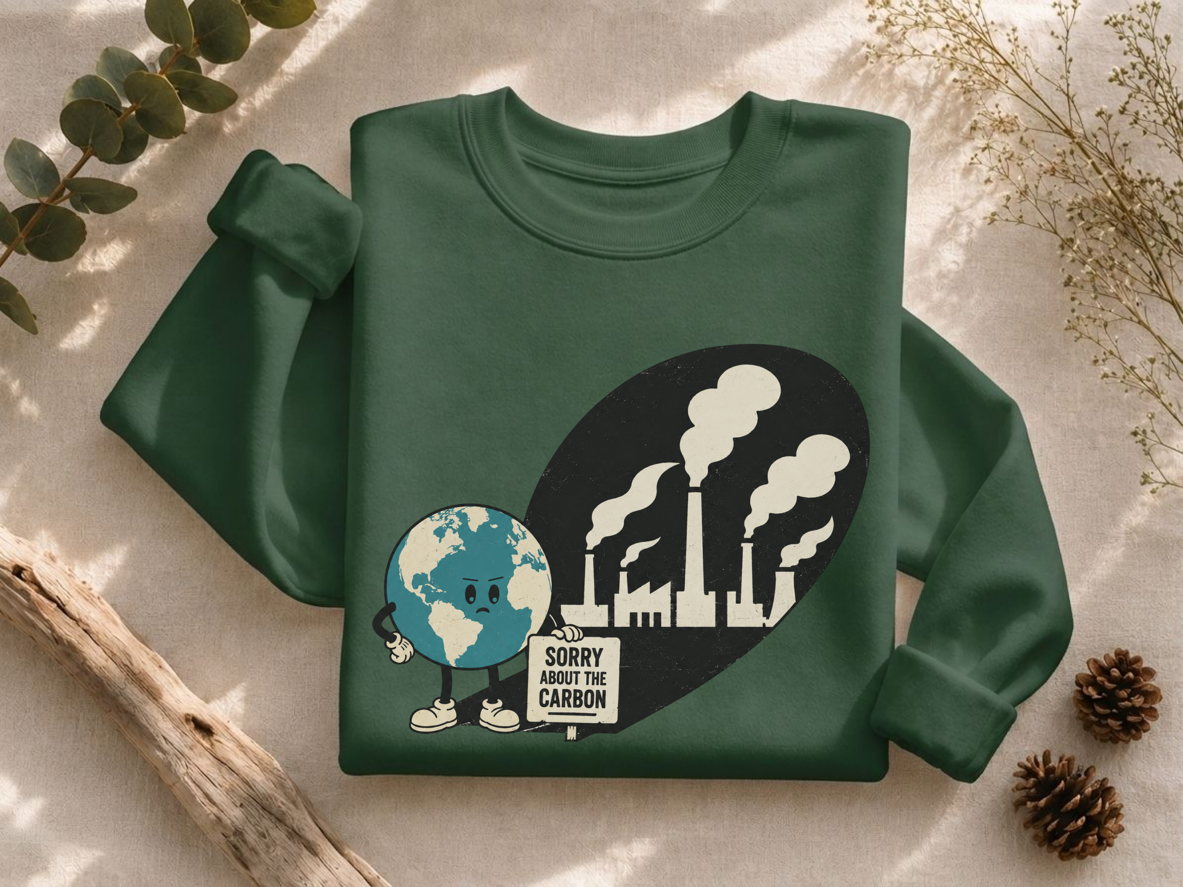 Sorry About The Carbon Shadow Crewneck Sweatshirt