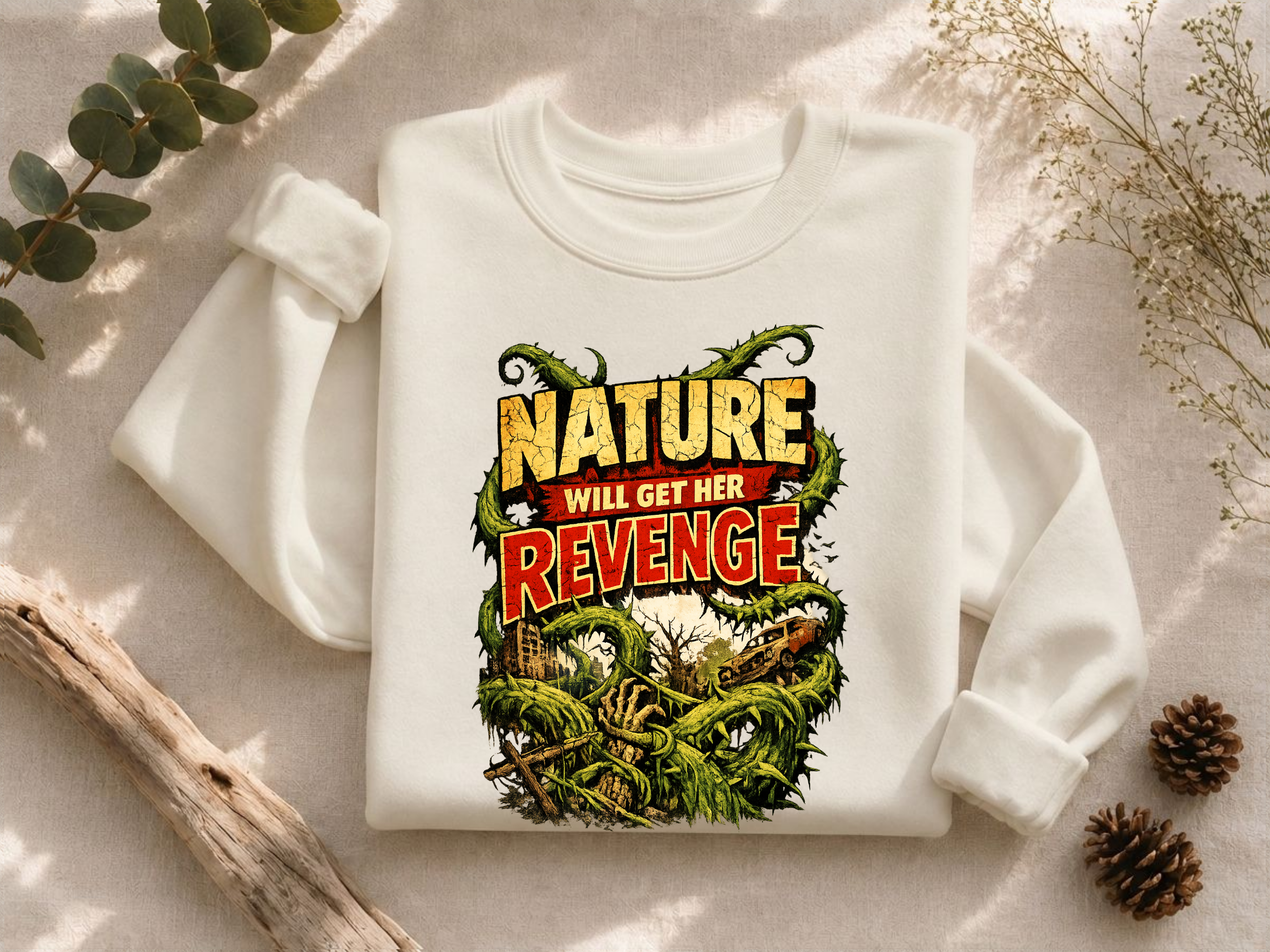 Nature Will Get Her Revenge Crewneck Sweatshirt