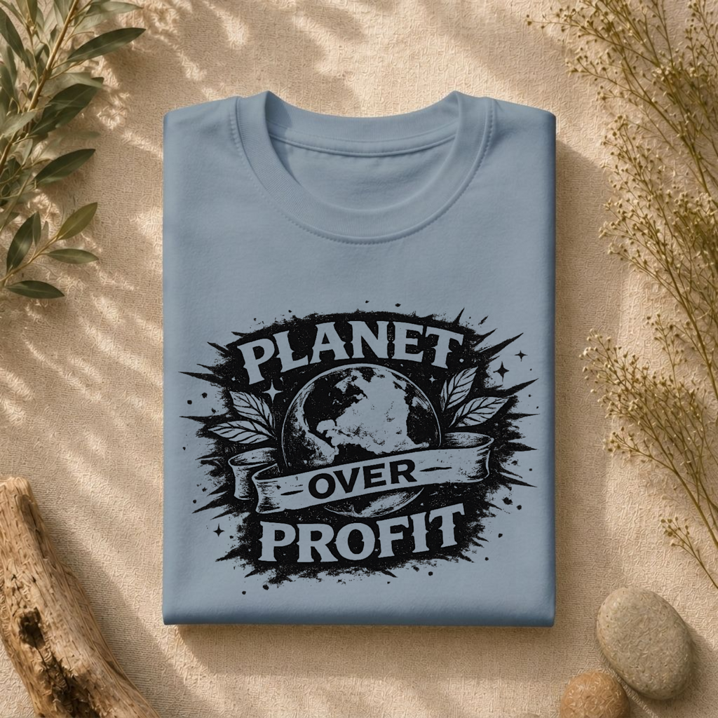 Planet Over Profit Splat Tee