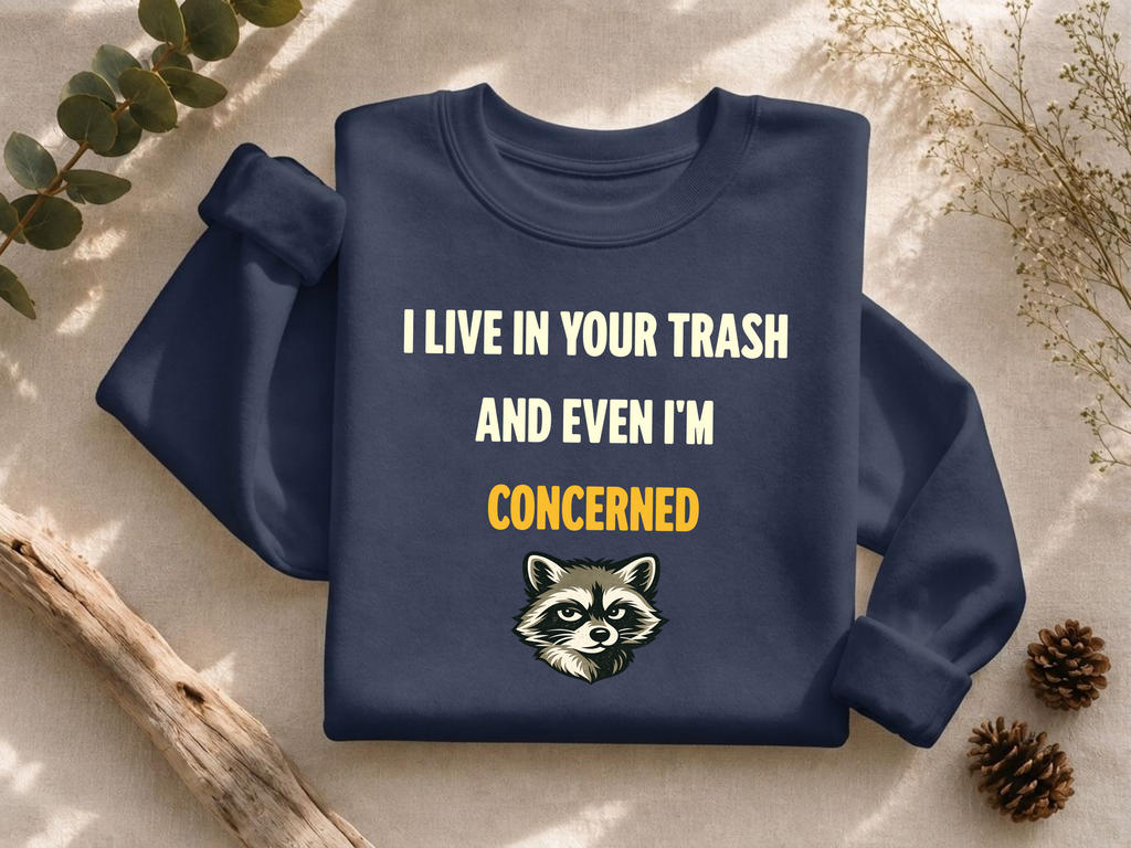 Even I'm Concerned Face Crewneck Sweatshirt