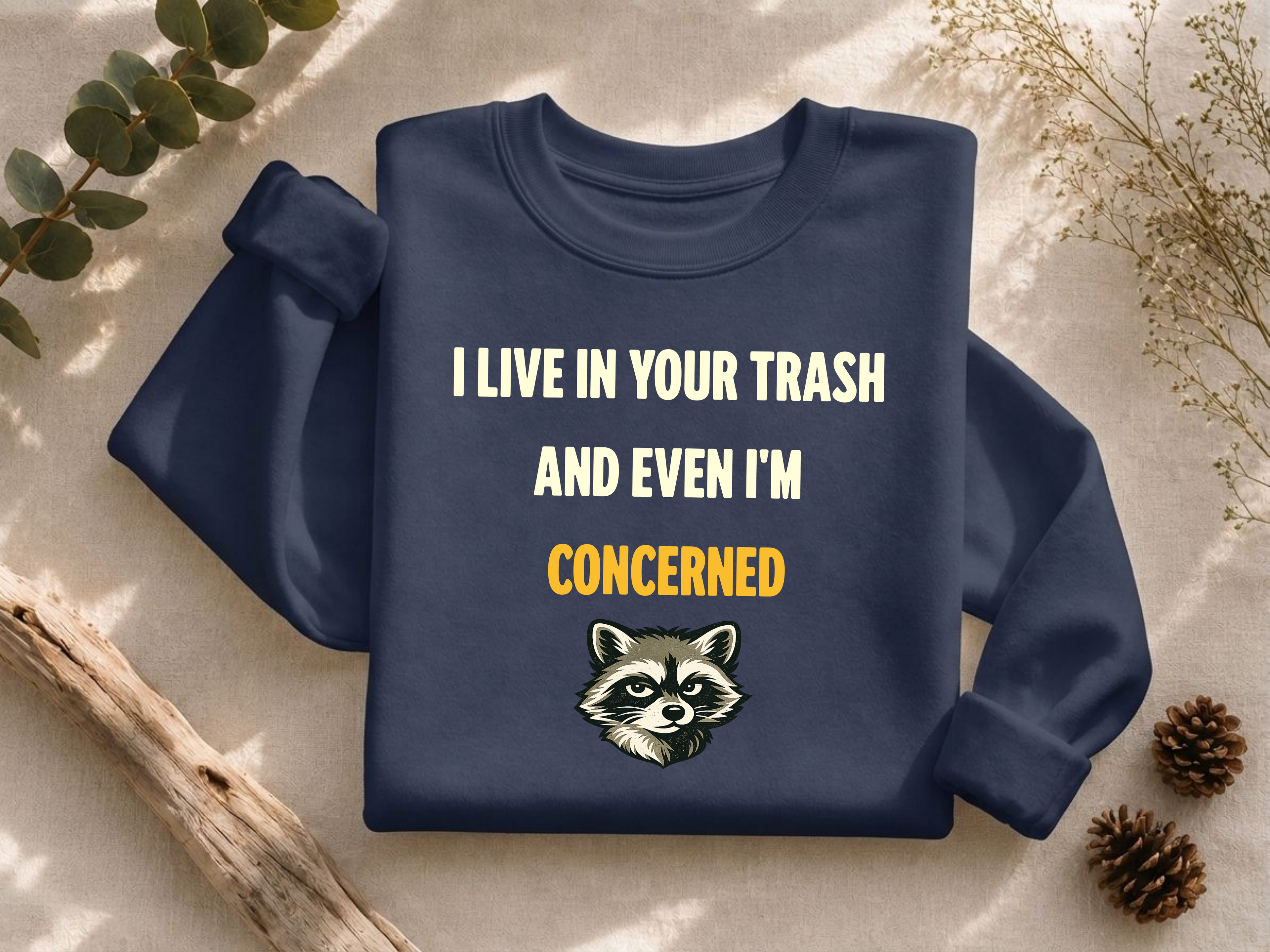 Even I'm Concerned Face Crewneck Sweatshirt