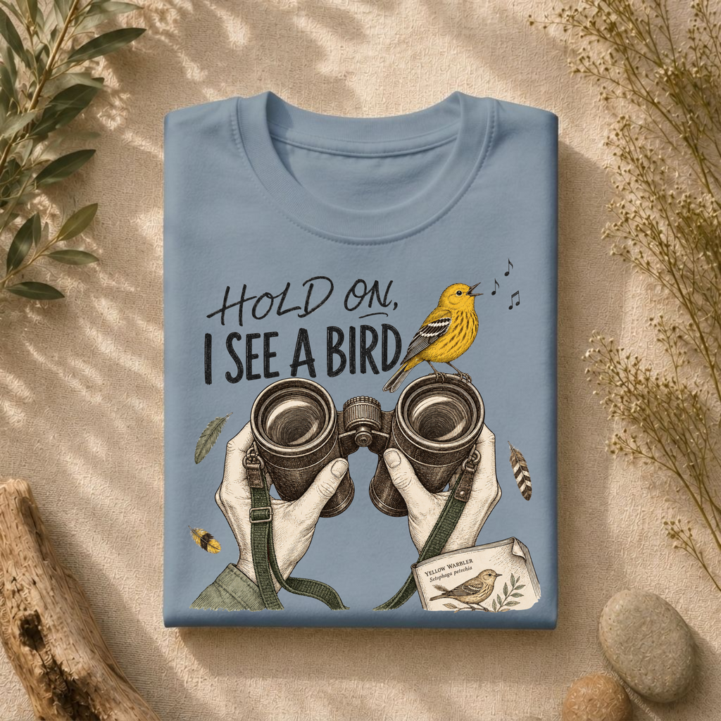 Hold On I See A Bird Tee