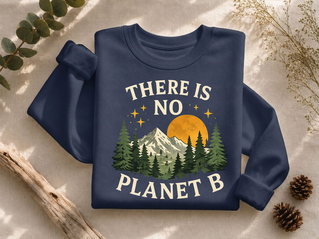 There IS No Planet B Stars Crewneck Sweatshirt