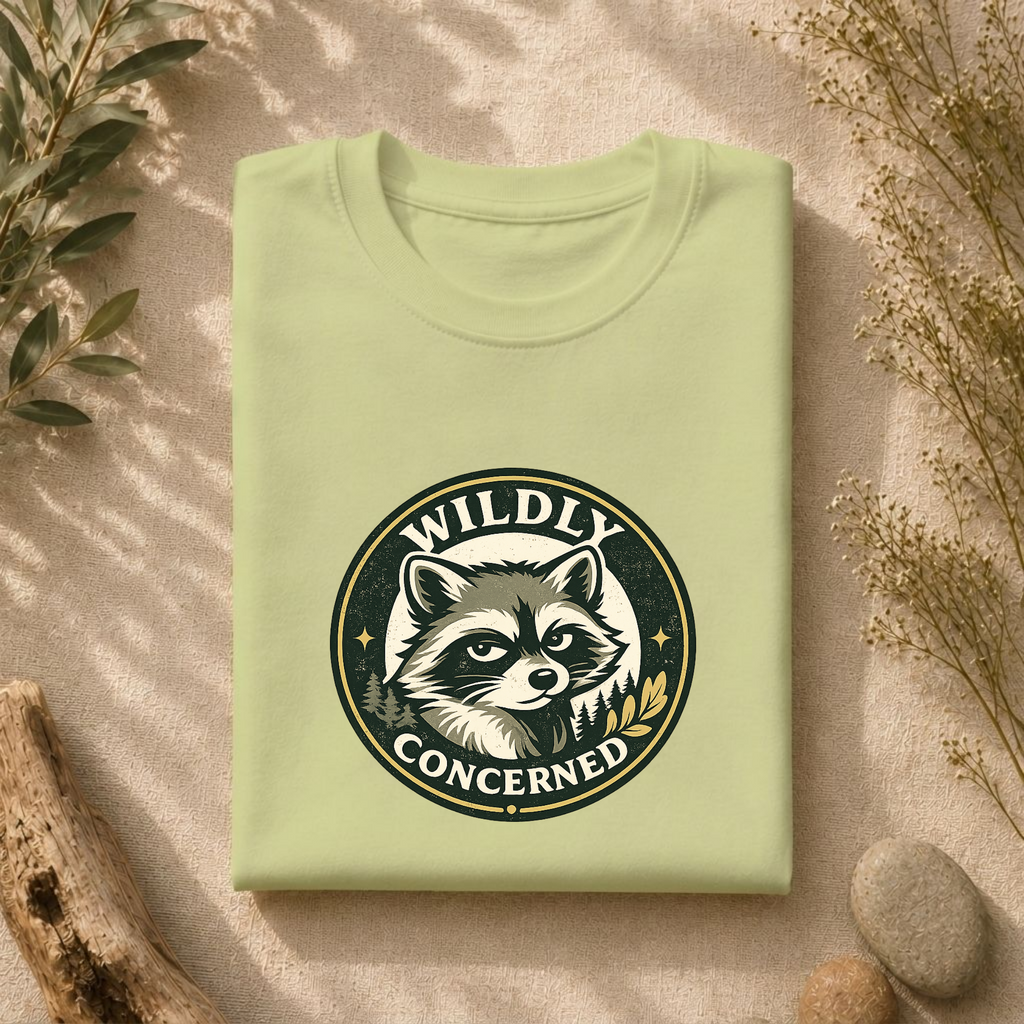Wildly Concerned Large Brand Logo Tee