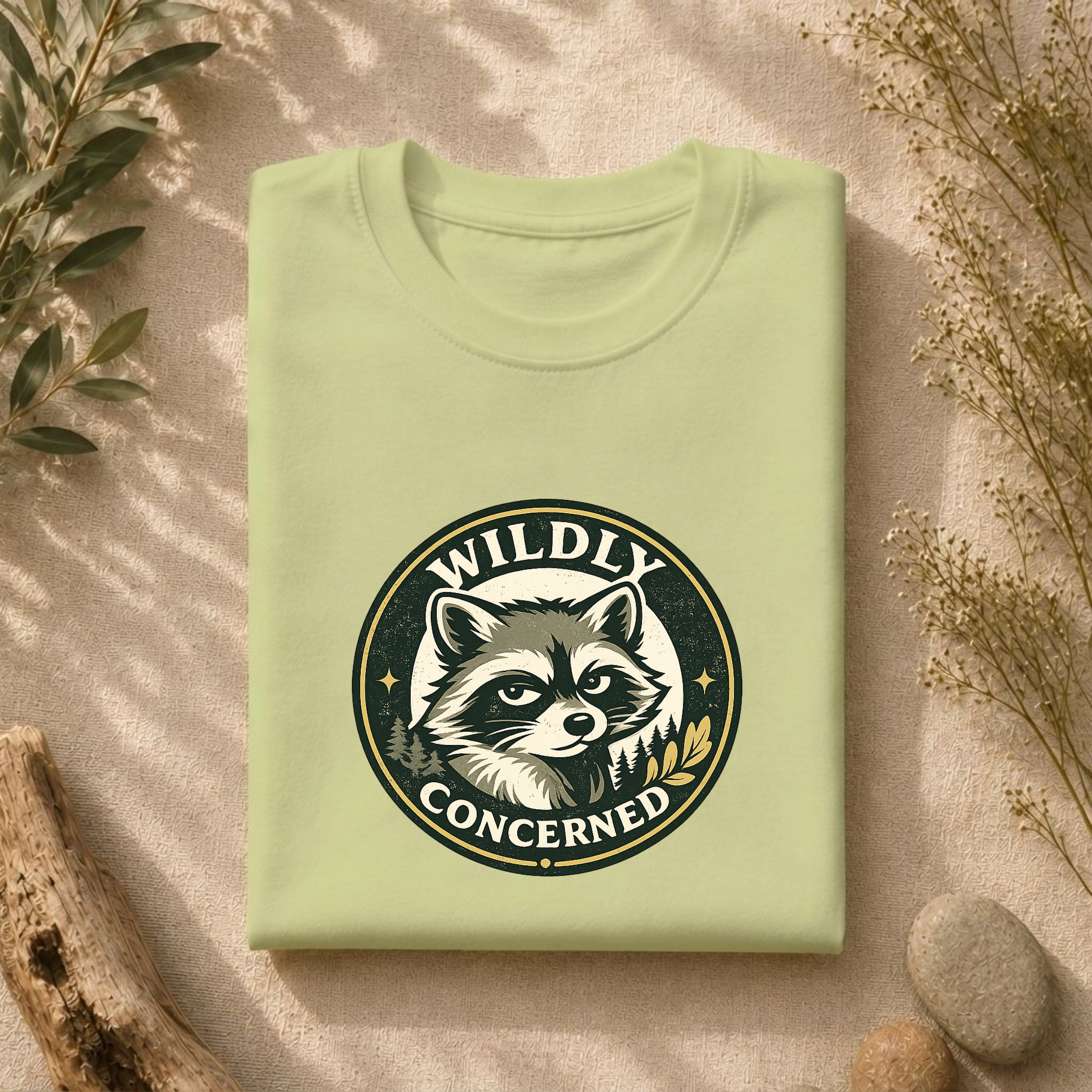 Wildly Concerned Large Brand Logo Tee