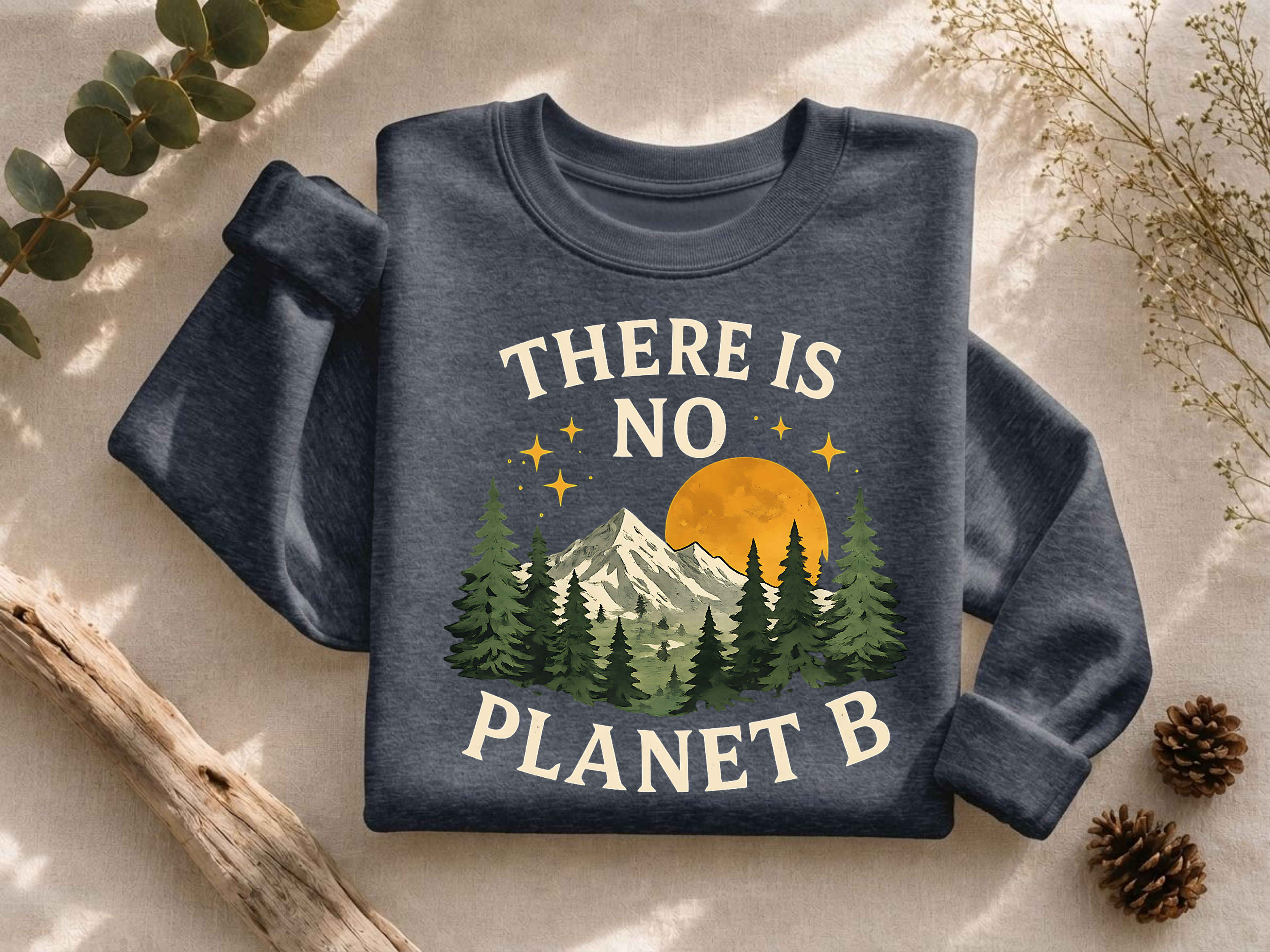 There IS No Planet B Stars Crewneck Sweatshirt