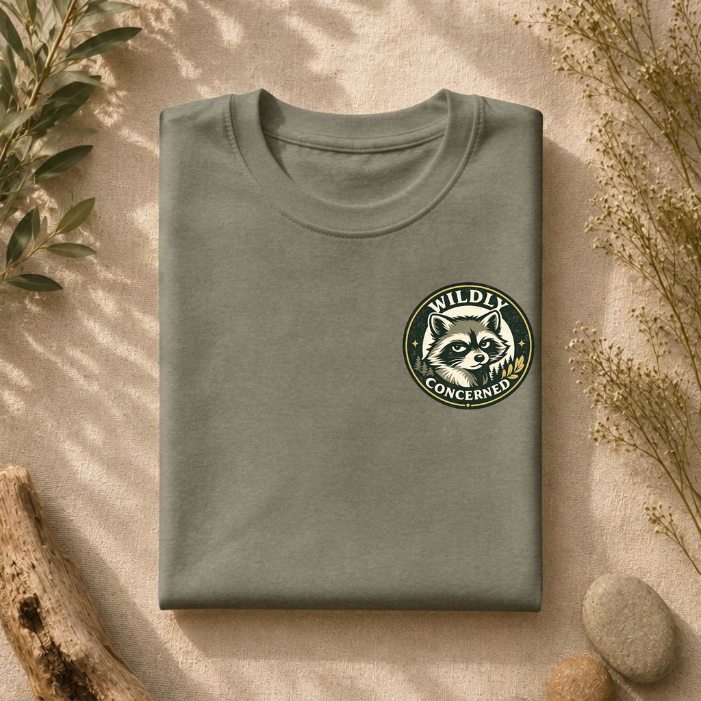Wildly Concerned Small Brand Logo Tee
