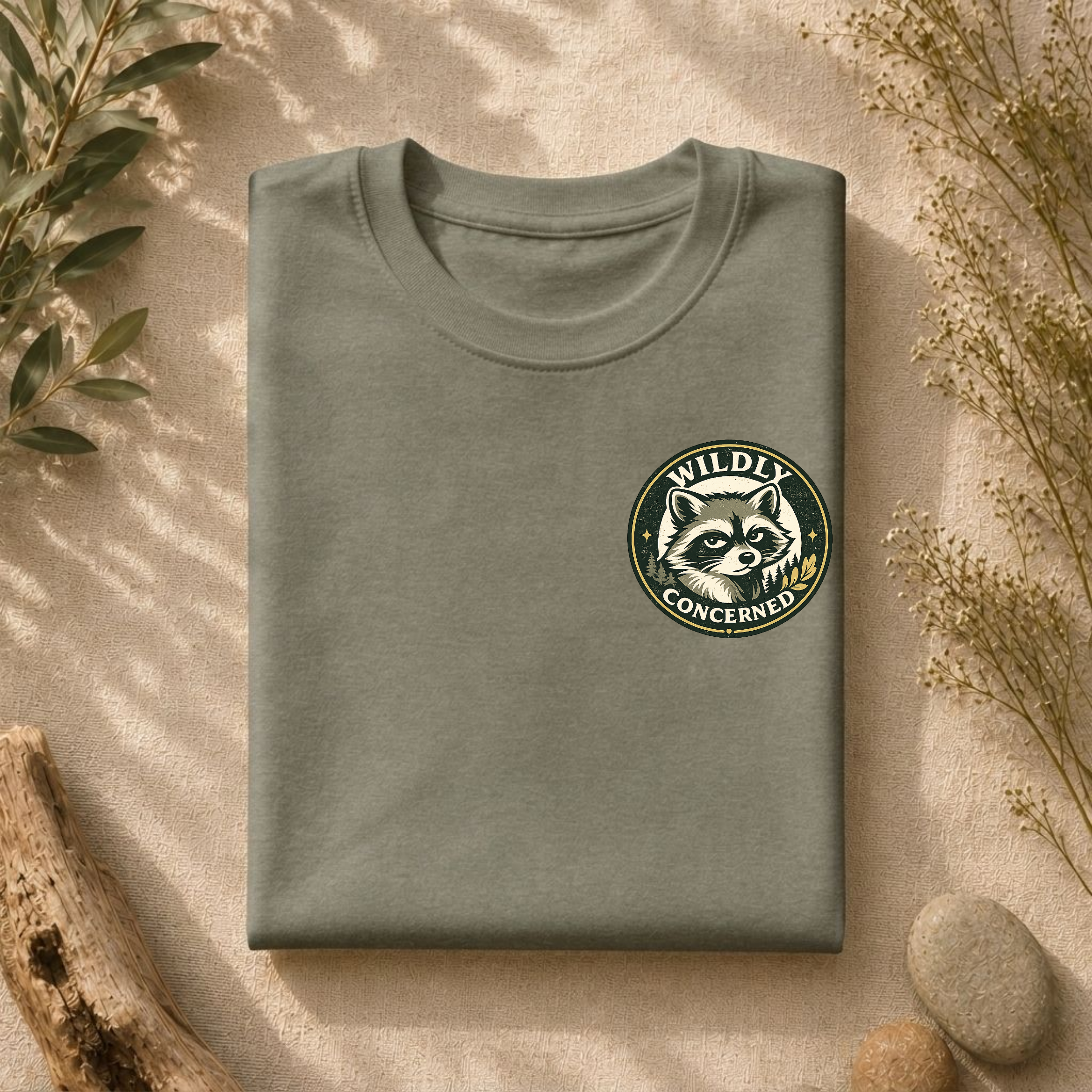 Wildly Concerned Small Brand Logo Tee