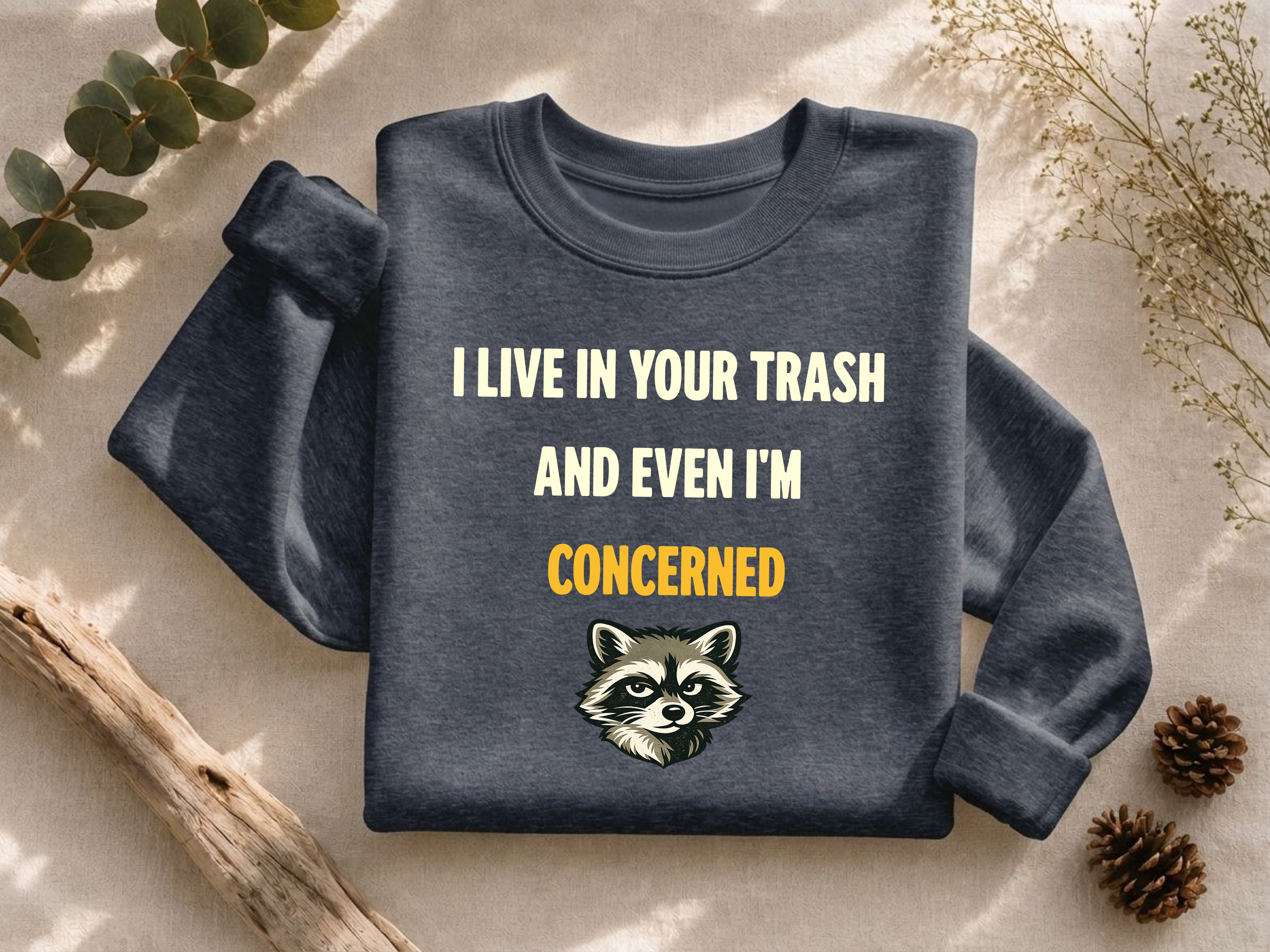 Even I'm Concerned Face Crewneck Sweatshirt