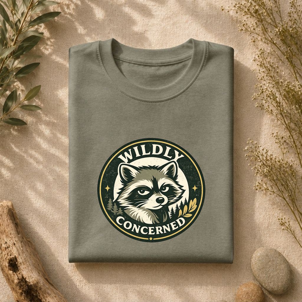 Wildly Concerned Large Brand Logo Tee