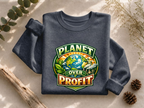 Planet Over Profit Crewneck Sweatshirt