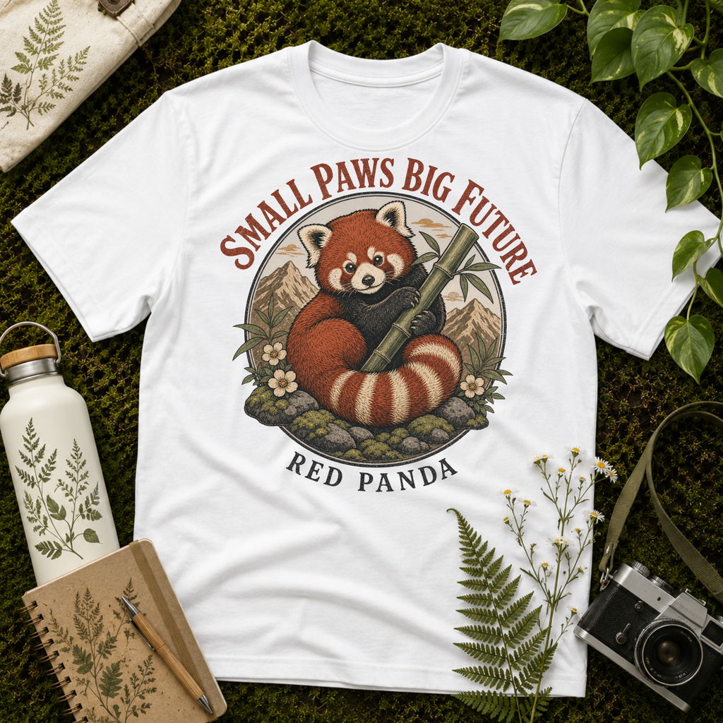 Small Paws Red Panda Tee