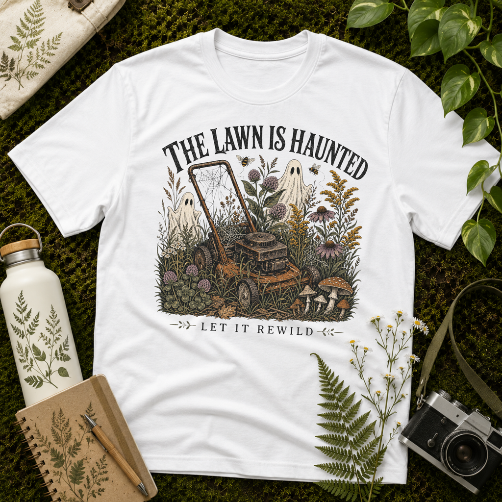 The Lawn Is Haunted Tee