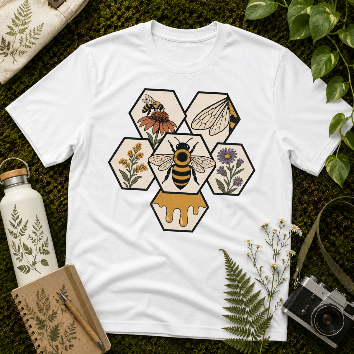 Bee Honeycombs Tee