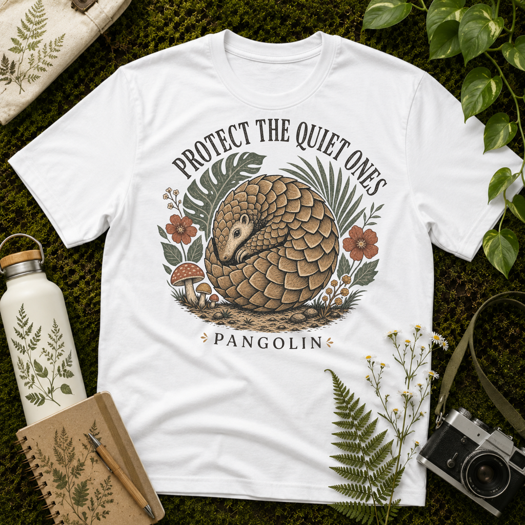 Pangolin Protect The Quiet Ones Tee