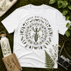 Grace Has Claws Praying Mantis Mandala Tee